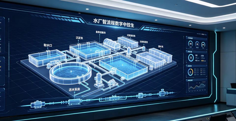 水厂智流程数字中控系统
